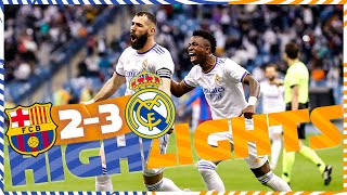 HIGHLIGHTS  FC Barcelona 23 Real Madrid  El Clásico [upl. by Franklyn]