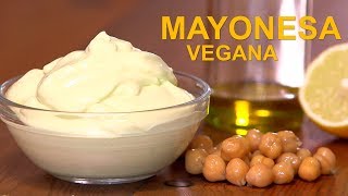 Mayonesa VEGANA casera  Receta fácil y saludable [upl. by Ademla]