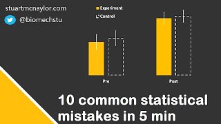 Ten Statistical Mistakes in 5 Min [upl. by Nahallac107]