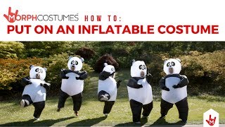 HOW TO Put on Inflatable Costume  MorphCostumes [upl. by Aneerhs]