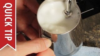 How to AutoFroth Milk for Lattes [upl. by Weber]