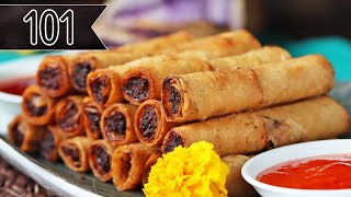 How To Make Homemade Lumpia [upl. by Thorwald]