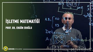 AUZEF Canlı Ders  İşletme Matematiği [upl. by Neysa]