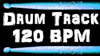 120 BPM  ROCK  44 Drum Track  Better Than Metronome  Drum Beats for Bass Guitar Drum Beat 🥁 46 [upl. by Adniuqal799]