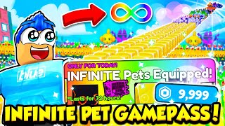 BUYING THE INFINITE PET GAMEPASS IN PET SIMULATOR X [upl. by Carmina]