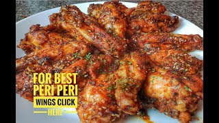 Peri Peri Chicken Wings Best Recipe Best Spicy Wing Chicken Wings [upl. by Kiersten]