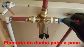 Como instalar un GRIFO DE DUCHA😅🚿 [upl. by Nueormahc711]