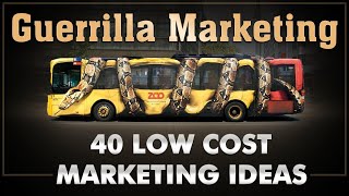 Guerilla Marketing  Ambush Marketing  40 Low Cost Ideas  Dr Vivek Bindra [upl. by Deraj]