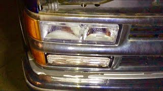 How To Adjust Headlights on a GM Truck [upl. by Ailimaj]