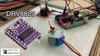 12V 24BYJ48 Stepper Motor with DRV8825 [upl. by Mechelle]