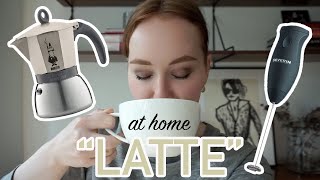 HOW TO MAKE A quotLATTEquot AT HOME moka pot  frother [upl. by Kreindler]