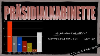 Präsidialkabinette  Weimarer Republik  Flipped Classroom [upl. by Aicirtal]