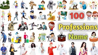 Professions Vocabulary In English ll 100 Professions Jobs or Occupations Name With Pictures [upl. by Normy683]