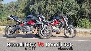 Benelli 300 Vs Benelli 600i Sound Comparison [upl. by Goren]