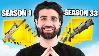 Ranking the BEST Weapon from EVERY Fortnite Season [upl. by Coop]