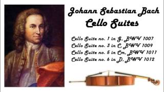 Johann Sebastian Bach  Cello suites in 432 Hz great for reading or studying [upl. by Phene]