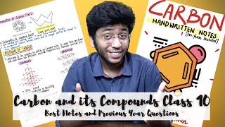 Carbon and Its Compounds Notes for Class 10 Board Exam with PYQs [upl. by Hiller]