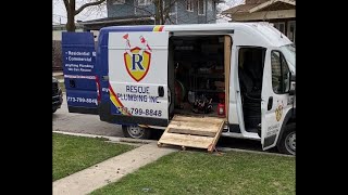 Hydro Jetting Sewer Lines Emergency Plumbing Services Chicago IL Rescue Plumbing [upl. by Luttrell]