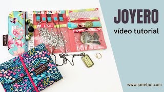 Joyero de tela para viajes un tutorial que te encantará 😍 [upl. by Isolde599]