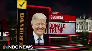 NBC News projects Trump wins Georgia [upl. by Asilrak575]