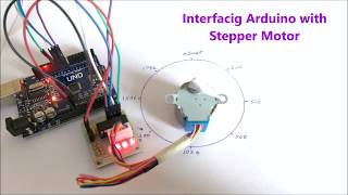 How to Interface 28BYJ48 Stepper Motor with Arduino Uno [upl. by Nnomae]