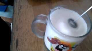 Aerolatte Review Frothing Cold Milk In Under 1 Minute [upl. by Yancy957]