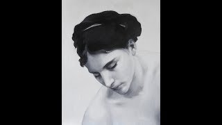 GRISAILLE UNDERPAINTING Learning glazing from Bouguereau grisaille technique oil painting [upl. by Acirrehs]