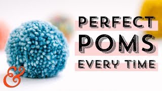 How to Make a PERFECT POM POM Every Time [upl. by Nnylarat]