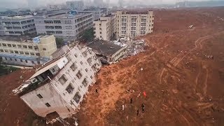 top5 Massive landslide Caught on Camera [upl. by Lemkul729]